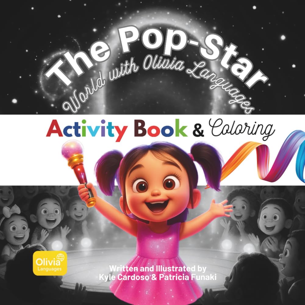 The Pop-Star World: A Fun Pop Star Coloring & Activity Book