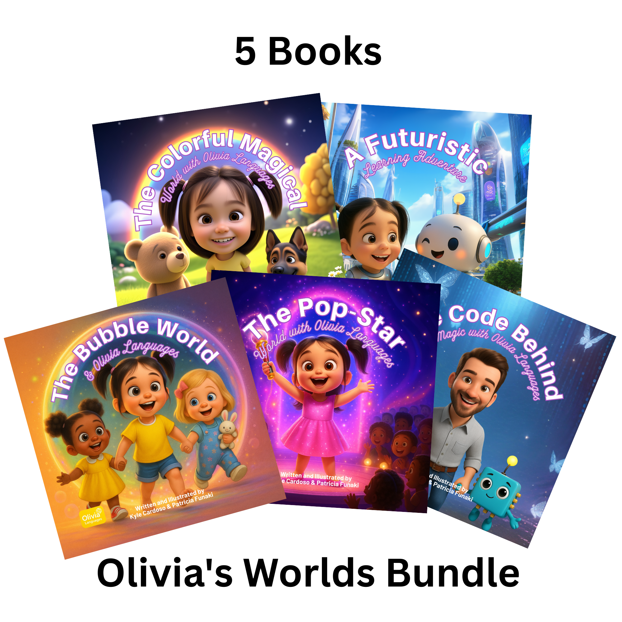 Olivia's Worlds Series 5 Story Books Bundle
