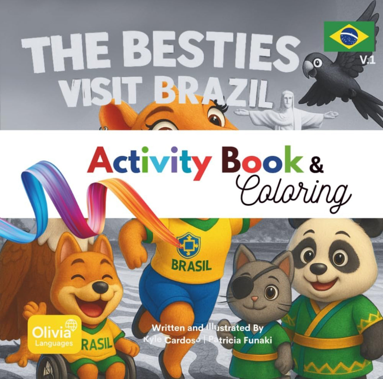The Besties Visit Brazil: Volume 1 – Activity Book