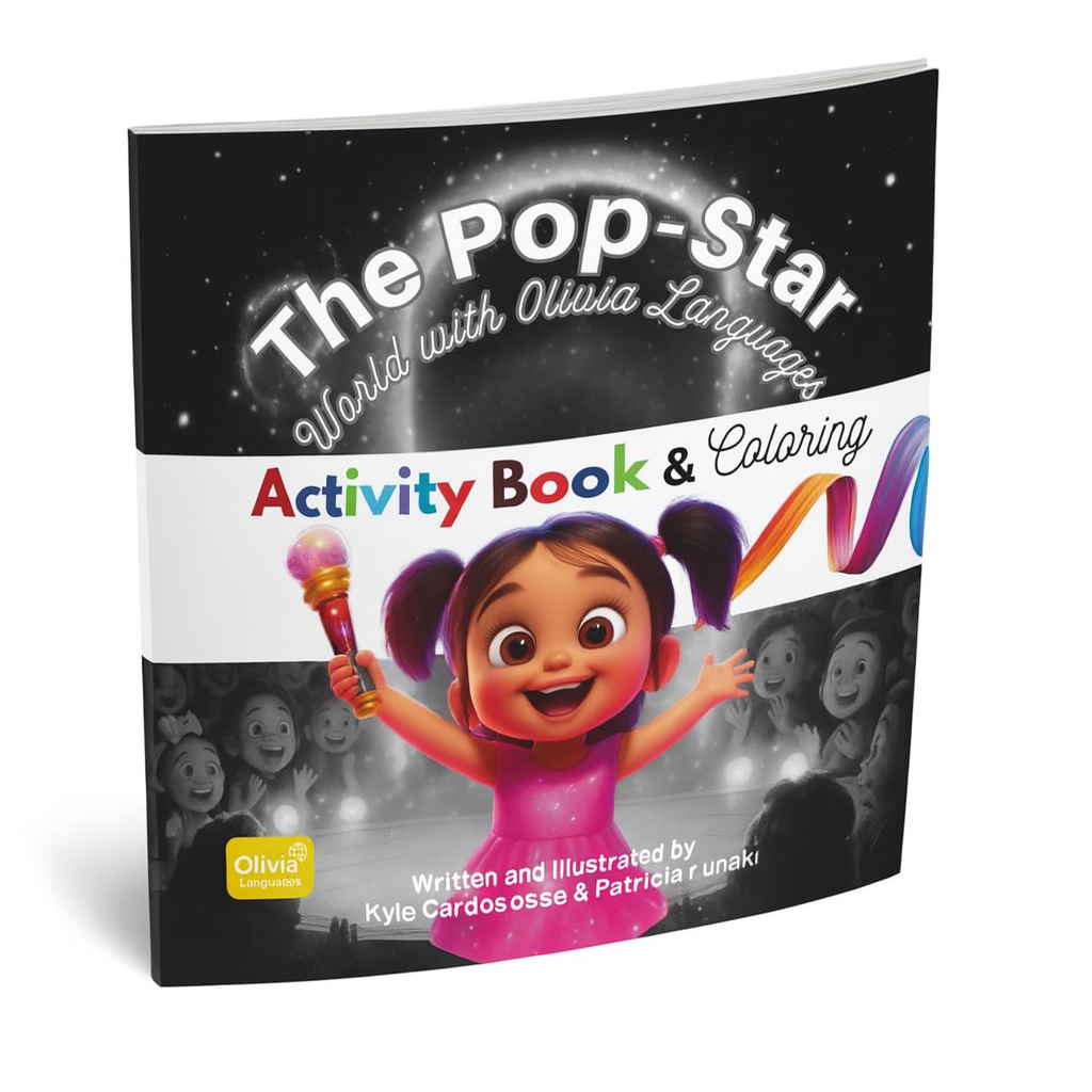 The Pop-Star World: A Fun Pop Star Coloring & Activity Book