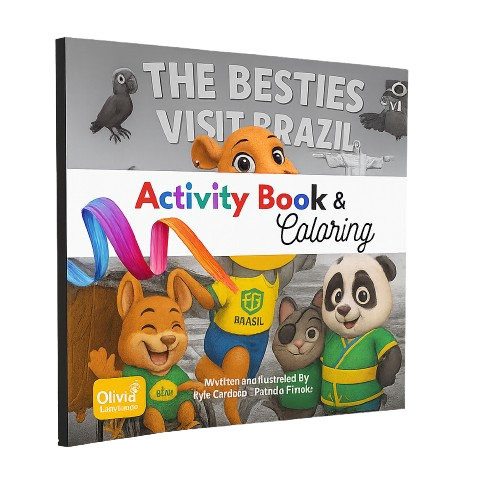 The Besties Visit Brazil: Volume 1 – Activity Book