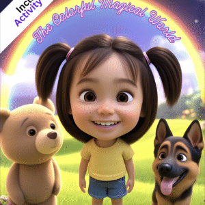 Hardcover / Story & Activity / Bilingual English & Portuguese Book: The Colorful Magical World