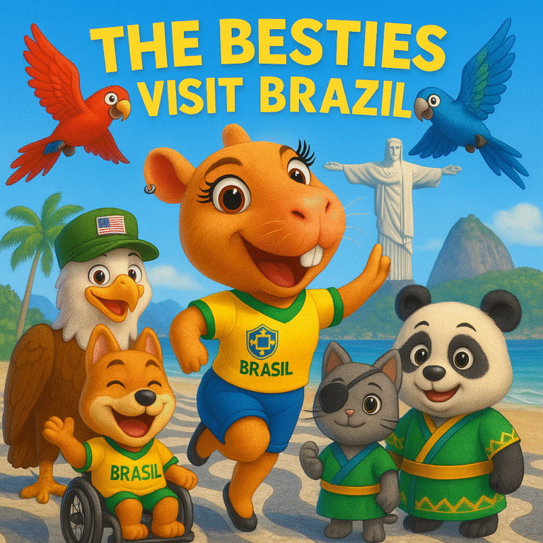 Book Spotlight: The Besties Visit Brazil — Samba, Soccer, and Friendship in the Amazon